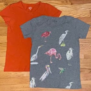 Two J. Crew t-shirts!